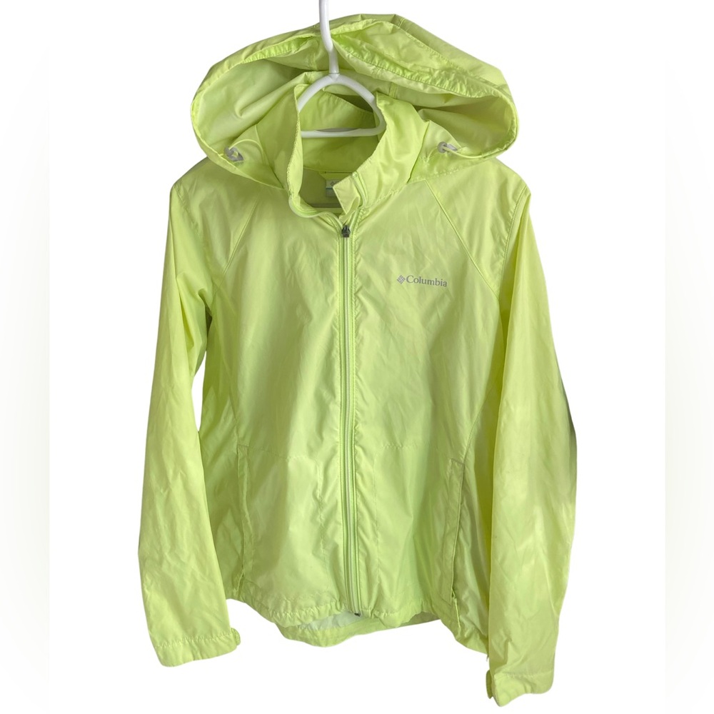 Columbia Vibrant Yellow Windbreaker